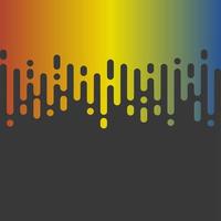 Multicolored motley composition with vertical rounded stripes. vector