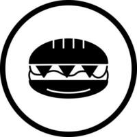 icono de vector de sándwich