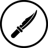 icono de vector de cuchillo