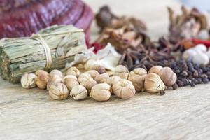 Thai food recipes concept for health photo