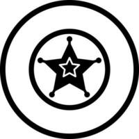 Sheriff Vector Icon