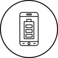 Mobile Battery Vector Icon