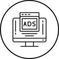 Digital Advertising Vector Icon