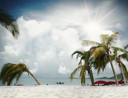 Scenic beach view photo