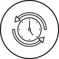 icono de vector de tiempo de ejecución