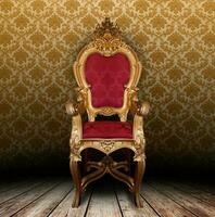 Luxury vintage arm chair photo