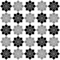 Gray colors lotus background pattern. Web vector