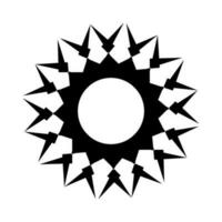 An Abstract round design vector form