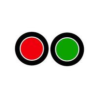 The Start and off button vector icon.