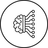 Machine Learning Vector Icon