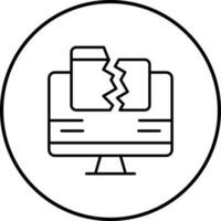 Data Loss Vector Icon