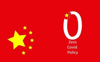 zero covid policy china zero covid vector