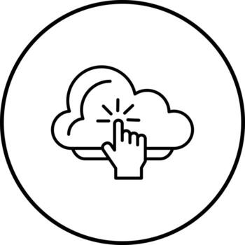 Cloud Computing Vector Icon