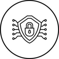 Cyber Security Vector Icon