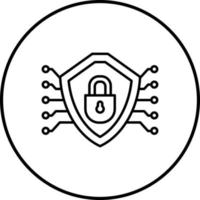 Cyber Security Vector Icon