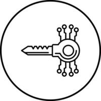 Key Code Vector Icon