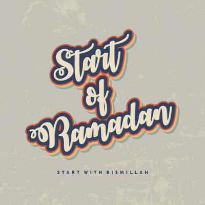 Ramadan Lettering. calligraphy vector. Ink illustration. Religion Islamic quote,   modern background vector illustration