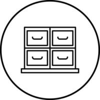 Cabinet Vector Icon