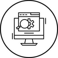 Search Engine Vector Icon