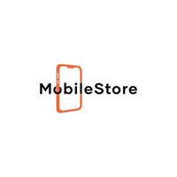 Mobile Store logo and mobile accessories vector