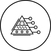 Pyramid Graph Vector Icon