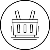 Shopping Basket Vector Icon