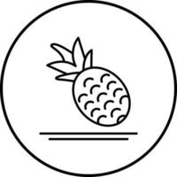 icono de vector de piña