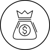 Money Bag Vector Icon