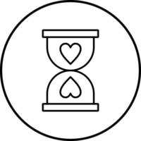 icono de vector de reloj de arena