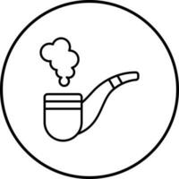 Smoke Pipe Vector Icon