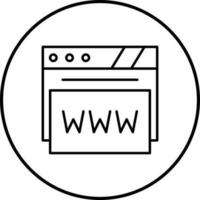 Web Browser Vector Icon