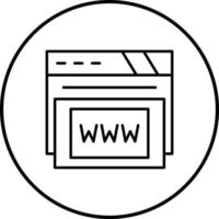 Www Vector Icon