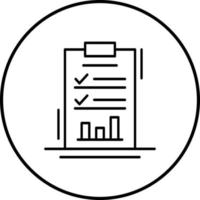 Report List Vector Icon