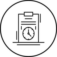 icono de vector de gestión de tiempo