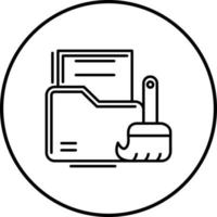 Data Cleaning Vector Icon