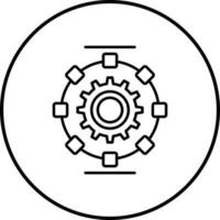 Automated Process Vector Icon