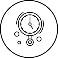 Wall Clock Vector Icon