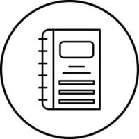 Notebook Vector Icon