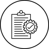 icono de vector de lista de verificación