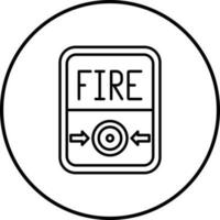 Fire Button Vector Icon