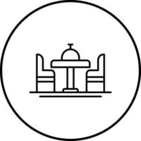 Dinning Table Vector Icon