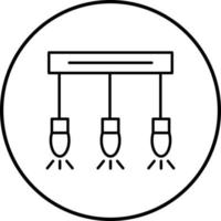 icono de vector de luz