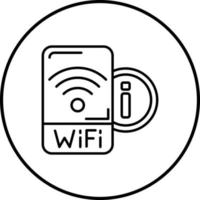 icono de vector de señal wifi