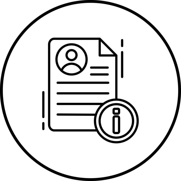 Personal Information Icon Vector Art, Icons, and Graphics for Free Download