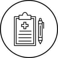 Medical Record Vector Icon