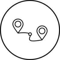 Route Vector Icon