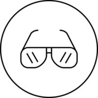 Sun Glasses Vector Icon