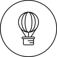 Hot Air Balloon Vector Icon