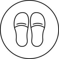 Slippers Vector Icon