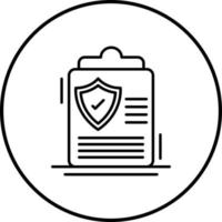 Insurance Policy Vector Icon